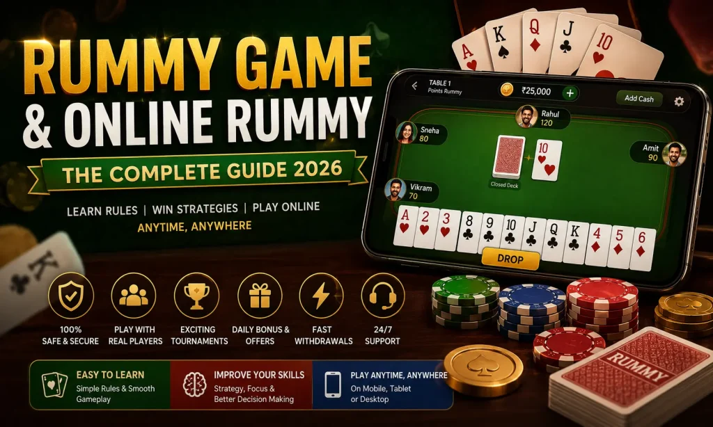 Rummy Game & Online Rummy in India for Beginners and Experienced Players