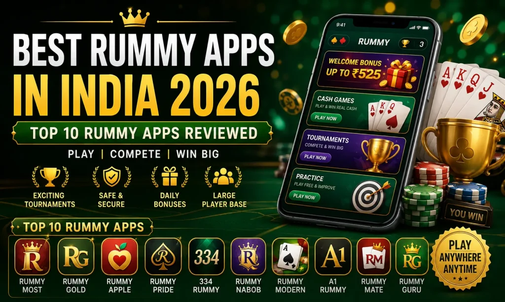 Best Rummy Apps in India 2026 – Top 10 Online Rummy Platforms Reviewed
