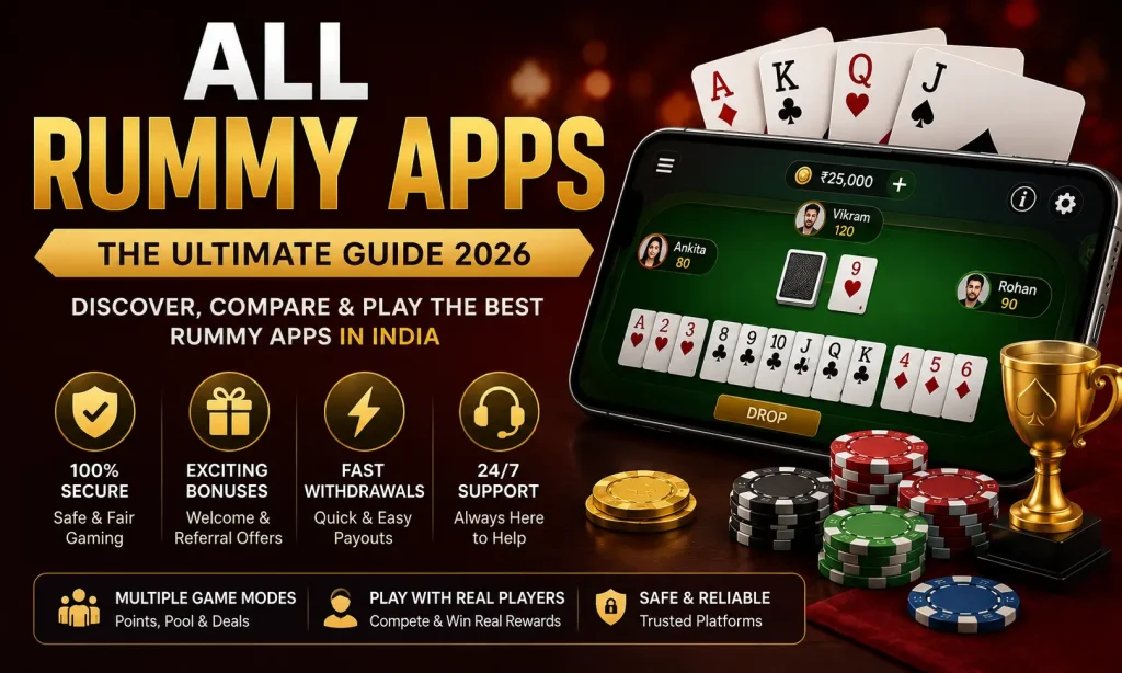All Rummy Apps in India 2026: The Ultimate Guide to Online Rummy Platforms
